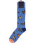 Donald Horses Blue Socks - BLUE