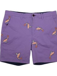 Edward Koi Lilac Shorts - Lilac
