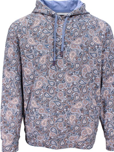 Lords of Harlech Hank Trippy Paisley Hoodie - Grey product