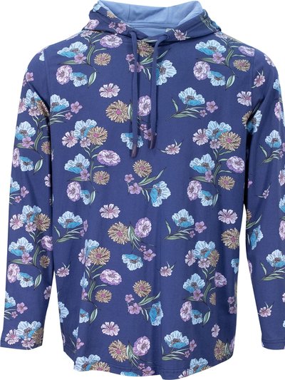 Lords of Harlech Horatio Spaced Floral Printed Hoodie product