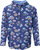 Horatio Spaced Floral Printed Hoodie -  Navy