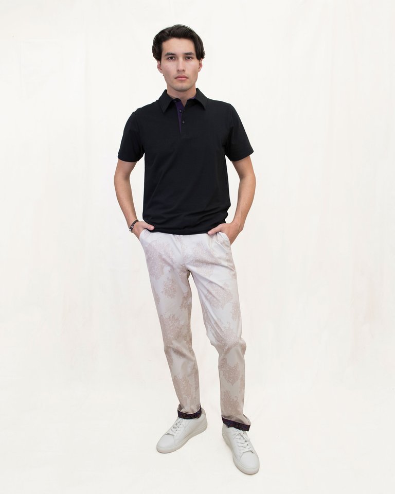 Jack Cutout Oxford Pant - Pumice