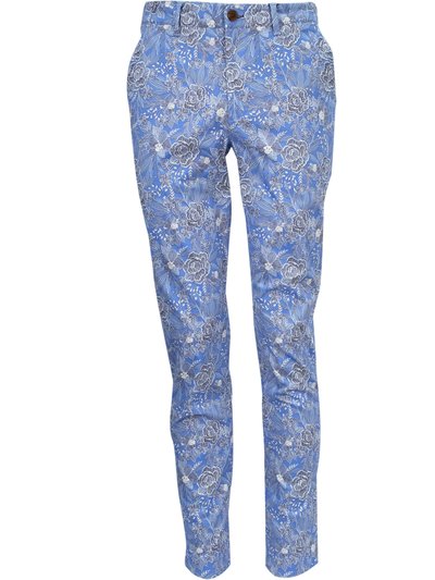 Lords of Harlech Jack Handcut Floral Pant - Blue product