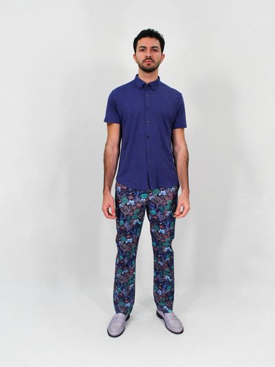 Lords of Harlech Jack Lux Coral Garden Pants In Purple product