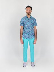 Jack Lux Pants In Lagoon - Lagoon