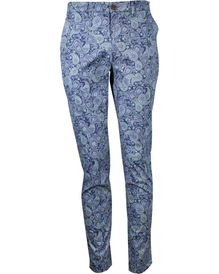 Jack Pow Paisley Pant - Grass