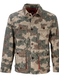 Joe Garden Camo Khaki Military Jacket - Garden Camo Khaki