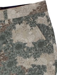 John Lux Garden Camo Khaki Shorts