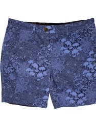 John Lux Paisley Floral Navy Shorts - Paisley Floral Navy