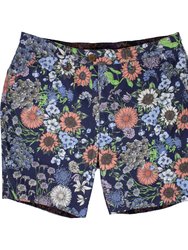 John Lux Rumspringa Floral Navy Shorts - Rumspringa Floral Navy