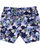 John Snap Floral Flat Front Short - Navy