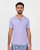 Johnny Coral Towel Polo Shirt In Lavender - Lavender Coral