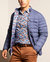 Mao Burlap Jacket Navy - Navy