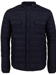 Mao Packable Waxdown Jacket Navy - Navy