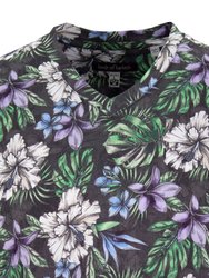 Maze Colorful Floral Black