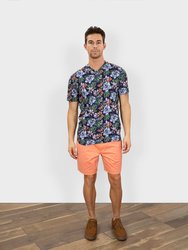 Maze Colorful Floral Navy