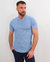 Maze Falling Blossom V-Neck Tee - Blue - Blue