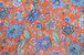 Maze Floral Canvas V-Neck Tee - Coral