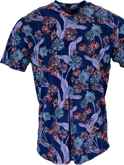 Lords of Harlech Maze Ocean Floral Shirt product