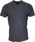 Maze Script Charcoal V-Neck Tee - Script Charcoal