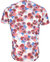 Maze Snap Floral V-Neck Tee - Melon