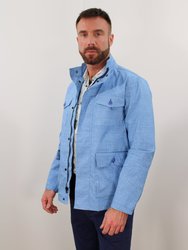 Mission Burlap Jacket Blue - Blue