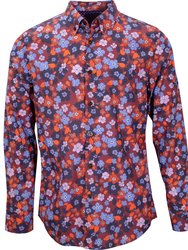 Mitchell Heist Floral Burgundy - Mitchell Heist Floral Burgundy