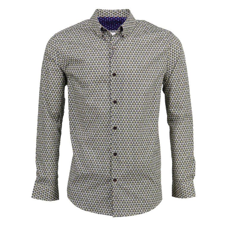 Mitchell Hexangle Grey/Tan Shirt