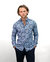 Mitchell Stallion Medallion Shirt - Blue - Mitchell Stallion Medallion Blue