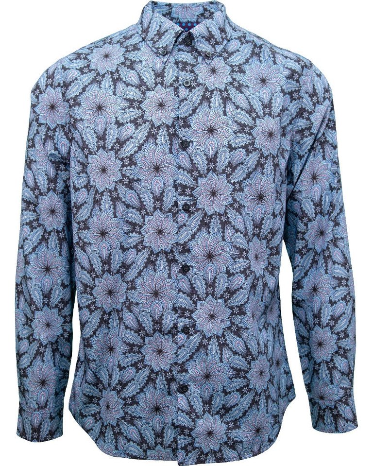 Mitchell Stallion Medallion Shirt - Blue