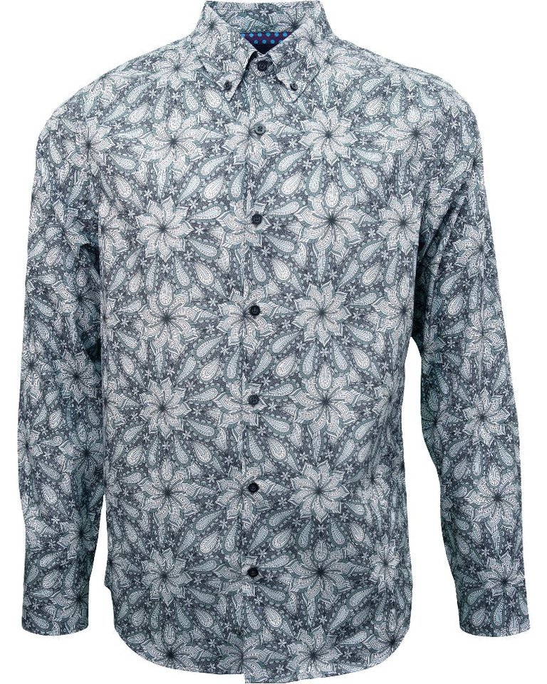 Mitchell Stallion Medallion Shirt - Charcoal - Mitchell Stallion Medallion Char