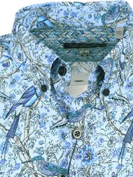 Morris Branches Blue Shirt