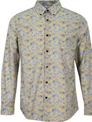 Morris Flower Field Shirt - Shadow Sunshine - Morris Flower Field Shadow Sunshine