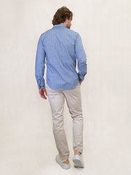 Morris Rectangles Shirt - Blue