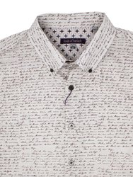 Morris Script Shirt Cream