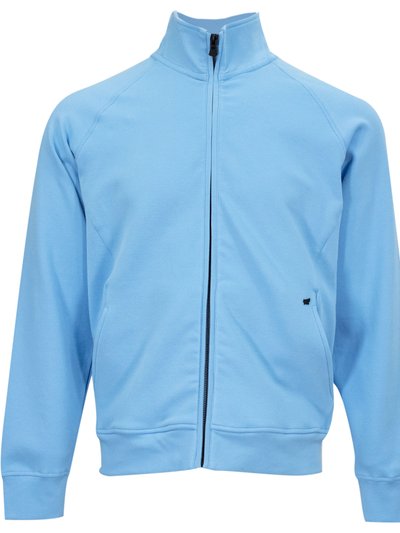 Lords of Harlech Neville Embossed Full-Zip Jacket - Blue product