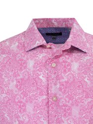 Nigel Paisley Wave Shirt In Pink