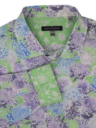 Nigel Patio Floral Shirt Green