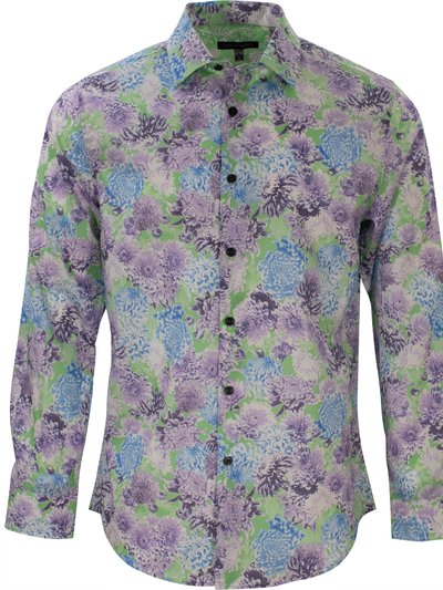Lords of Harlech Nigel Patio Floral Shirt Green product