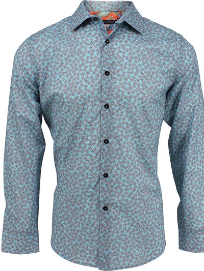Lords of Harlech Nigel Poppies Lilac Shirt product