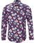 Nigel Spaced Floral Shirt - Plum - Nigel Spaced Floral Plum
