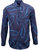 Norman Caserta Paisley Shirt - Navy