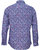 Norman Skull Paisley Shirt - Sapphire