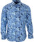 Norman Watercolor Shirt Floral Blue - Watercolor Floral Blue