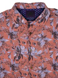 Norman Watercolor Shirt Floral Cinnamon