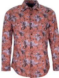 Norman Watercolor Shirt Floral Cinnamon - Floral Cinnamon