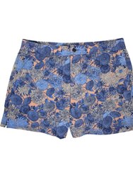 Quack 2 Mums Floral Peach Swim Trunk - Mumms Floral Peach