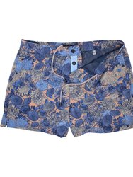 Quack 2 Mums Floral Peach Swim Trunk