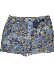 Quack 2 Mums Floral Yellow Swim Trunk