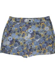 Quack 2 Mums Floral Yellow Swim Trunk - Mumms Floral Yellow